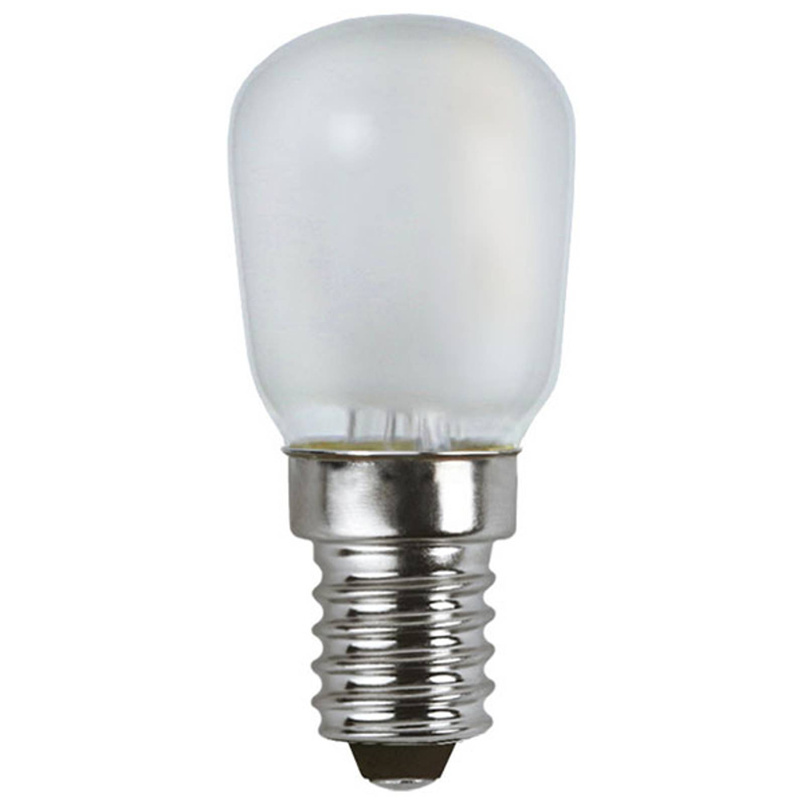 LED-lamppu E14 T26 1,3W, lämmin valkoinen, frosted
