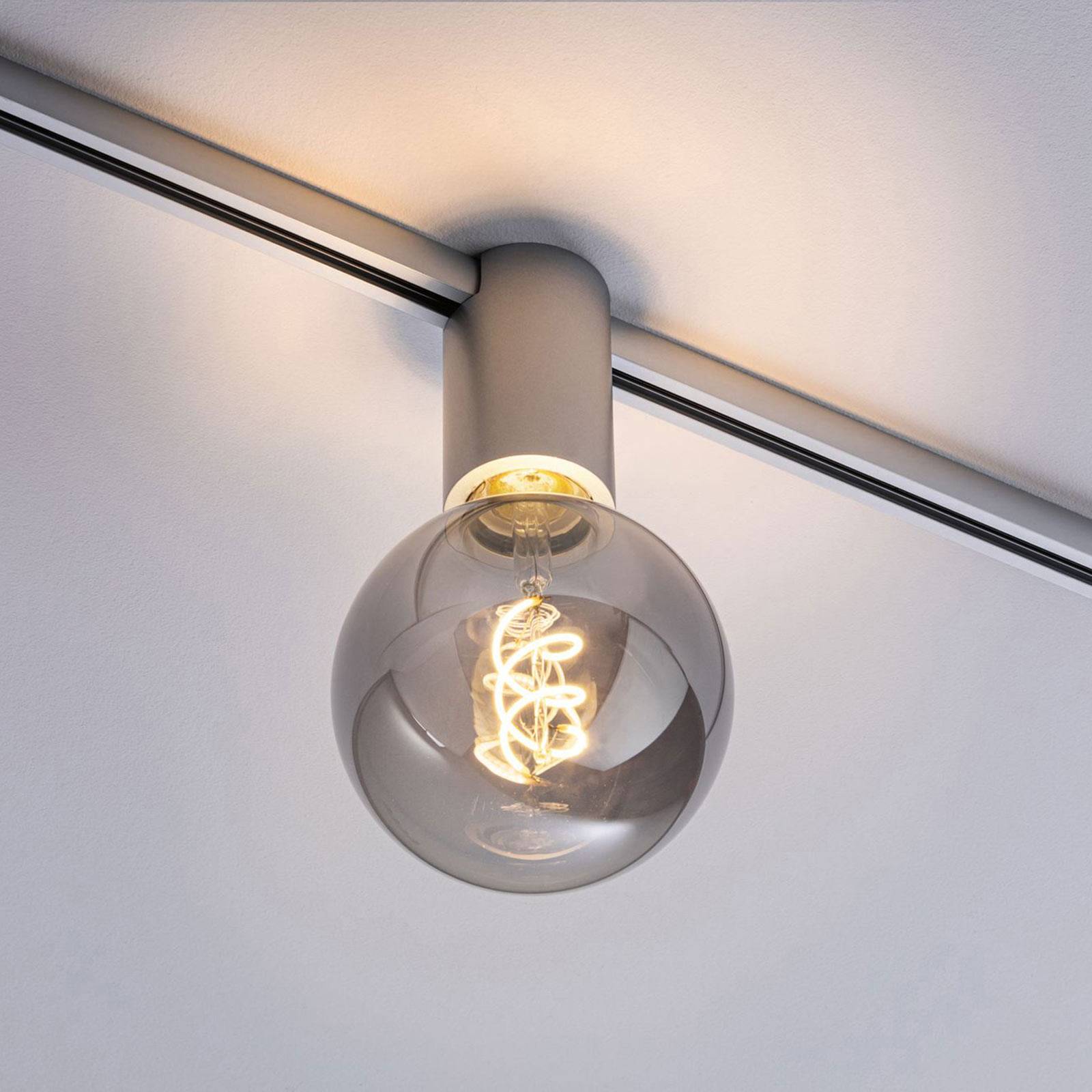 Paulmann URail Ceiling Socket E27, mattakromi