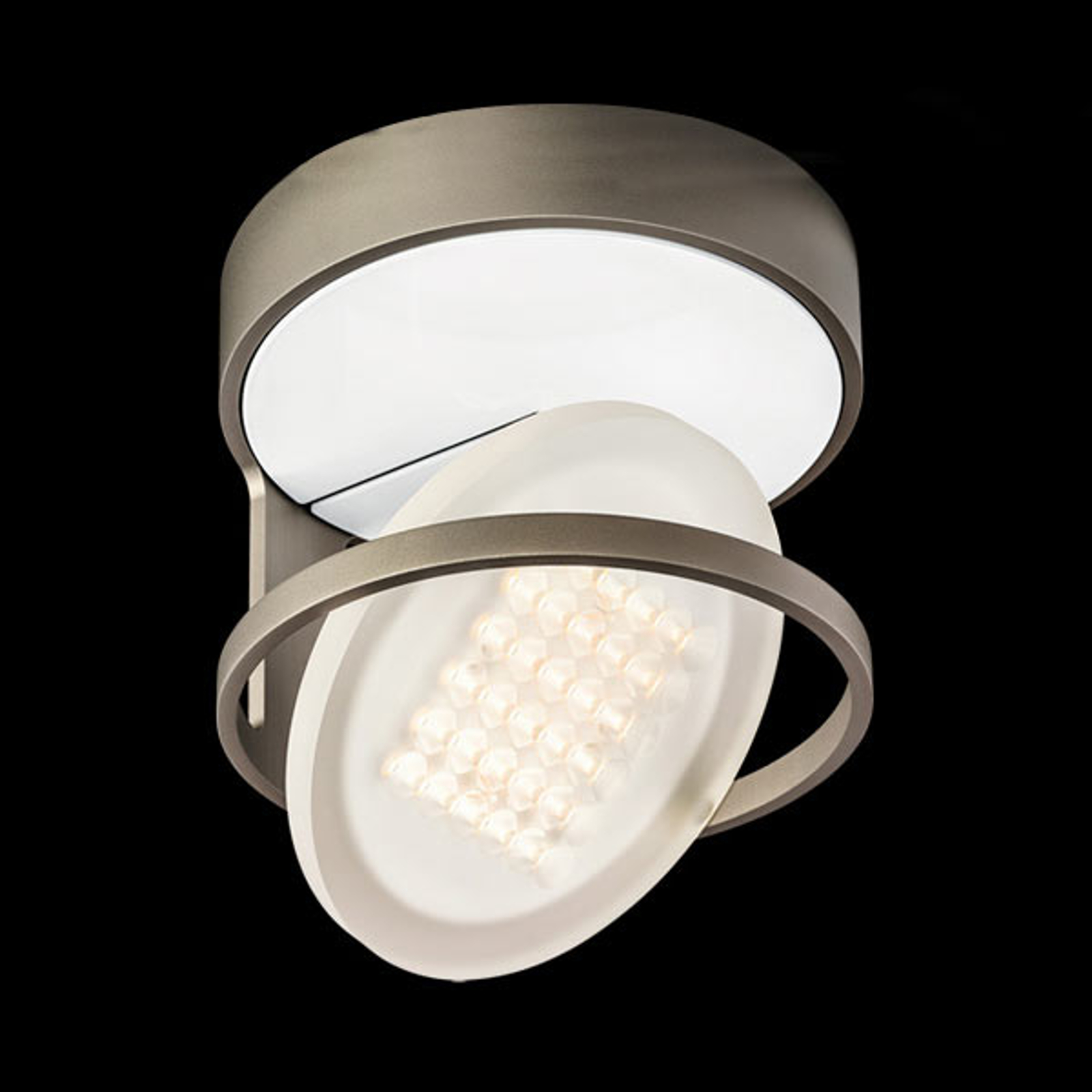 Nimbus Rim R 36 LED-kattovalaisin, titaaninharmaa
