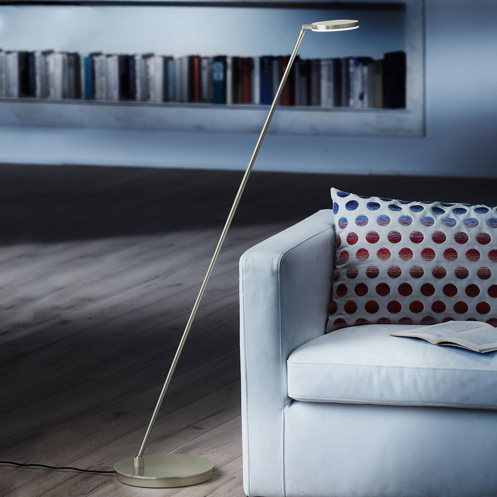 Holtkötter Plano S -LED-lattiavalo, platina