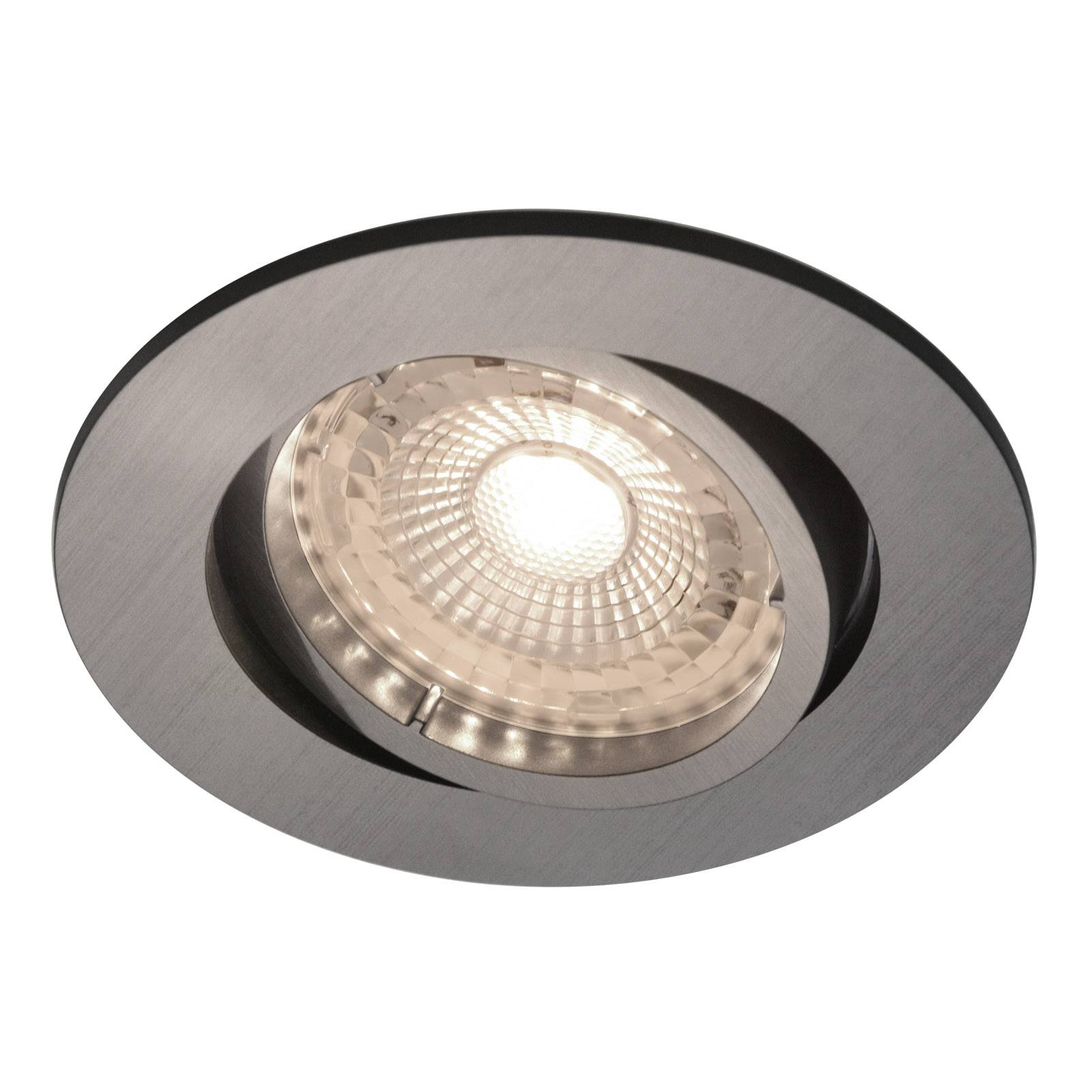 Upotettava LED-kohdevalaisin Octans 3 kpl nikkeli