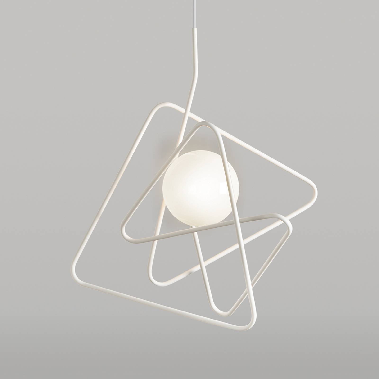Tyylikäs design-kattovalaisin Inciucio, valkoinen