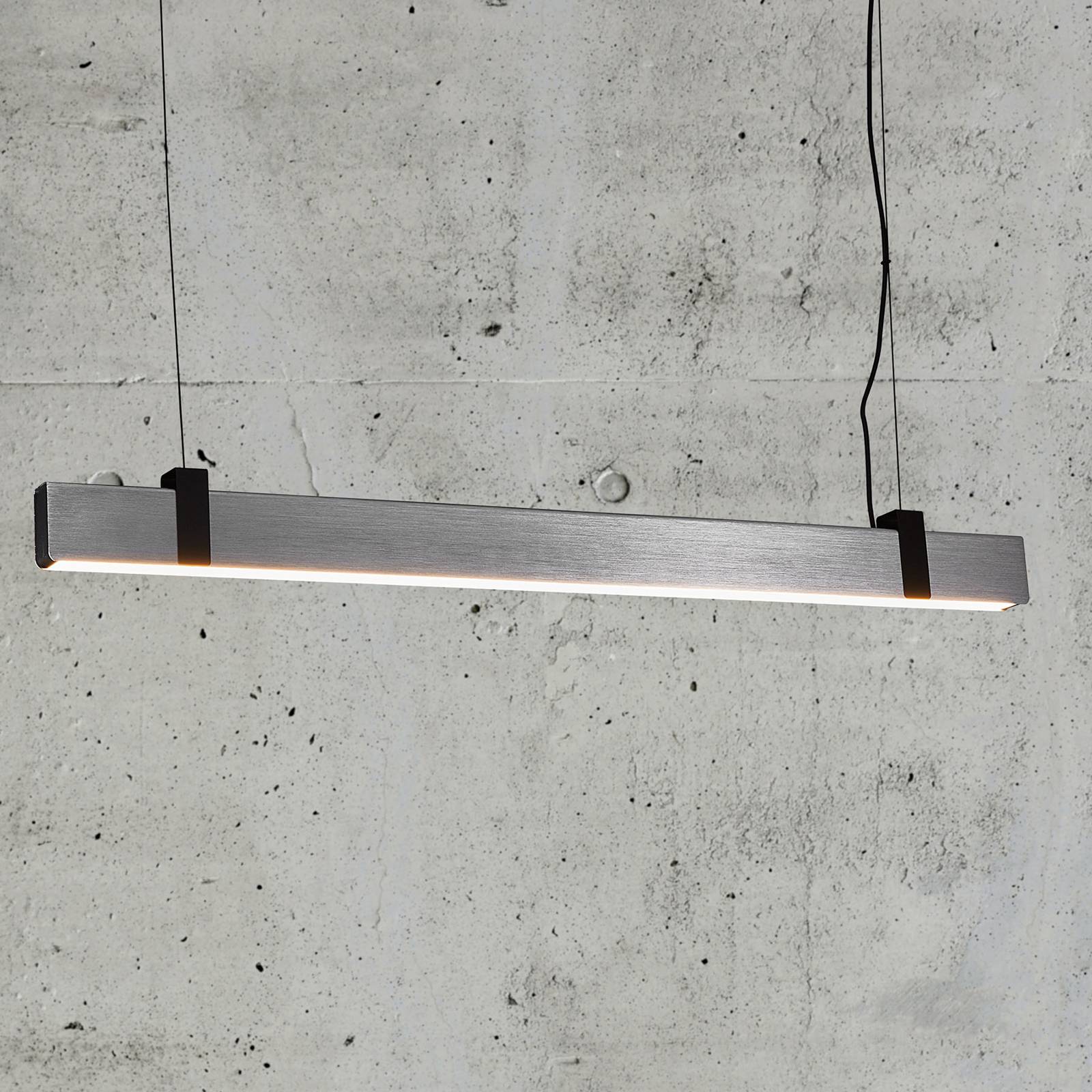 LED-riippuvalaisin Lilt harjattua terästä