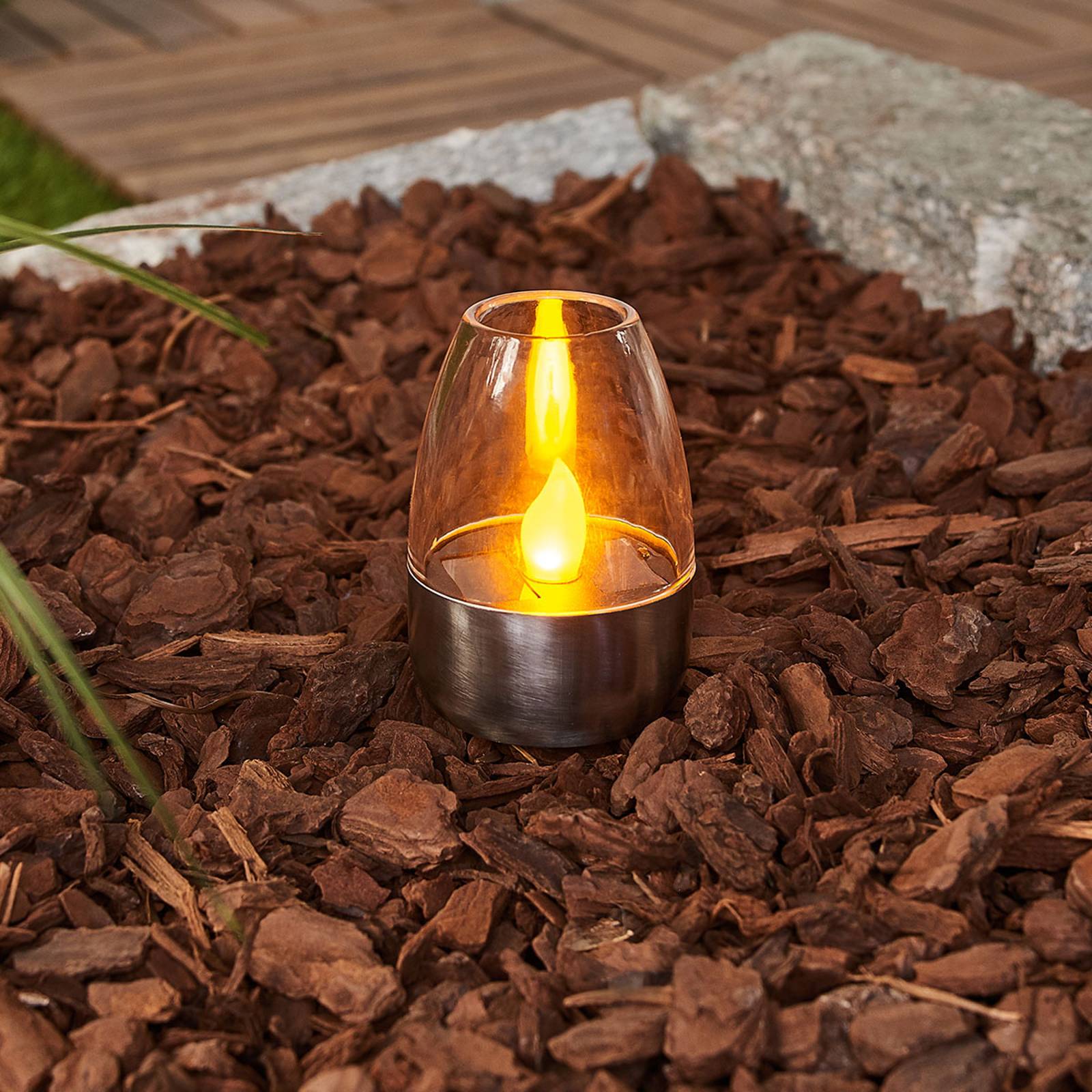 Koristeell. aurinkok. LED-pöytäval. Pedas 10 kpl