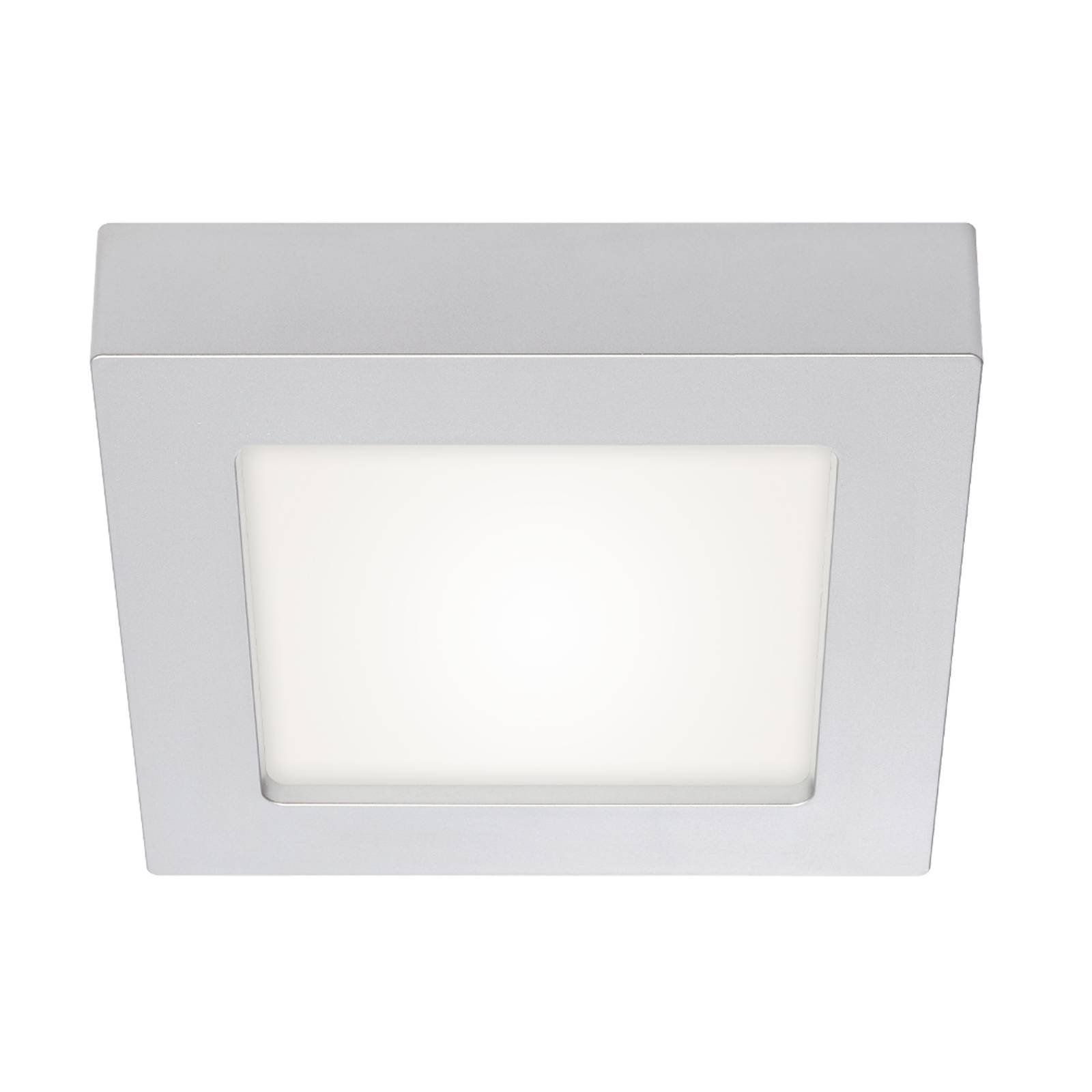 Prios Alette -LED-kattovalaisin, hopea 22,7 cm 18W