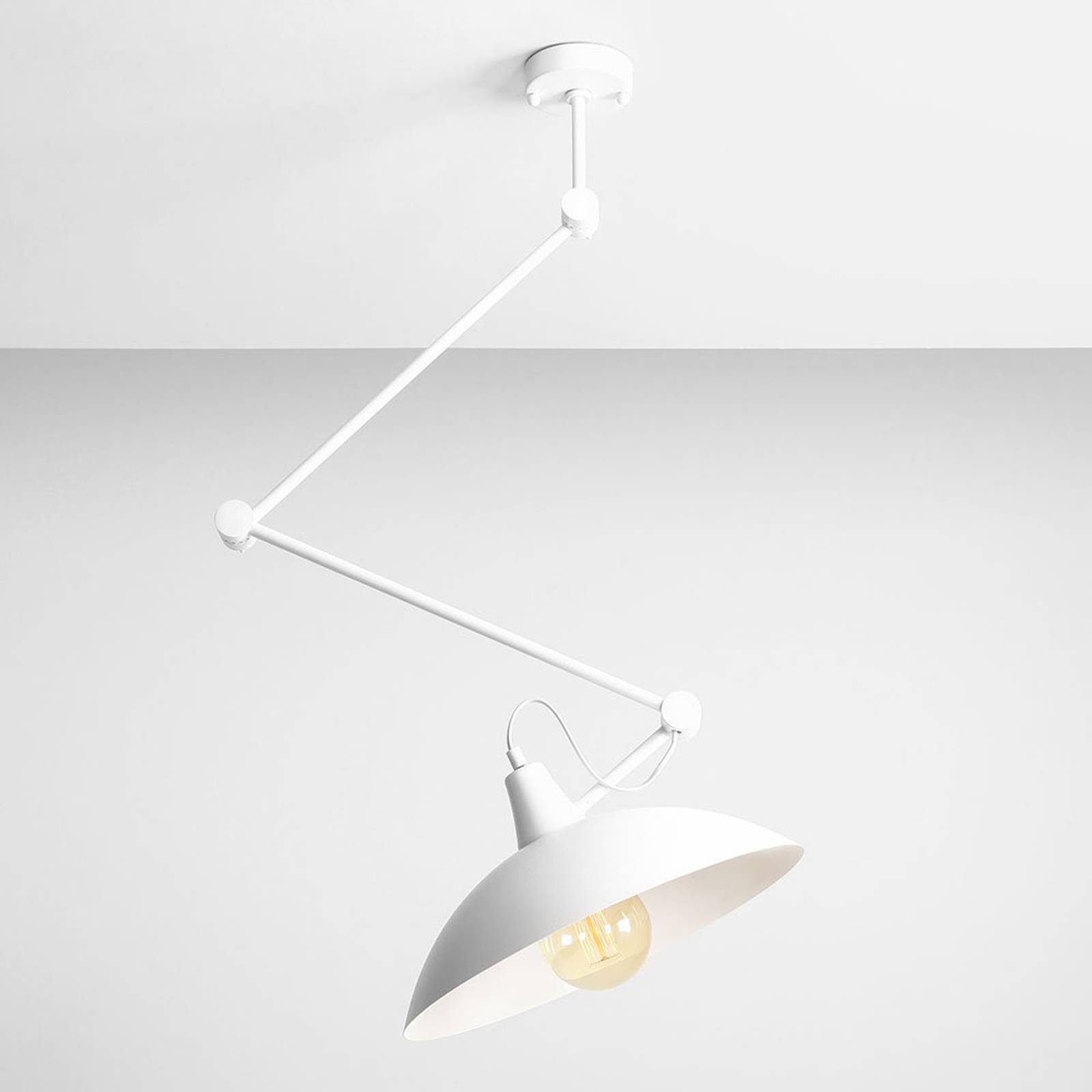 Kattovalaisin 808, säädettävä, 1 lamp., valkoinen