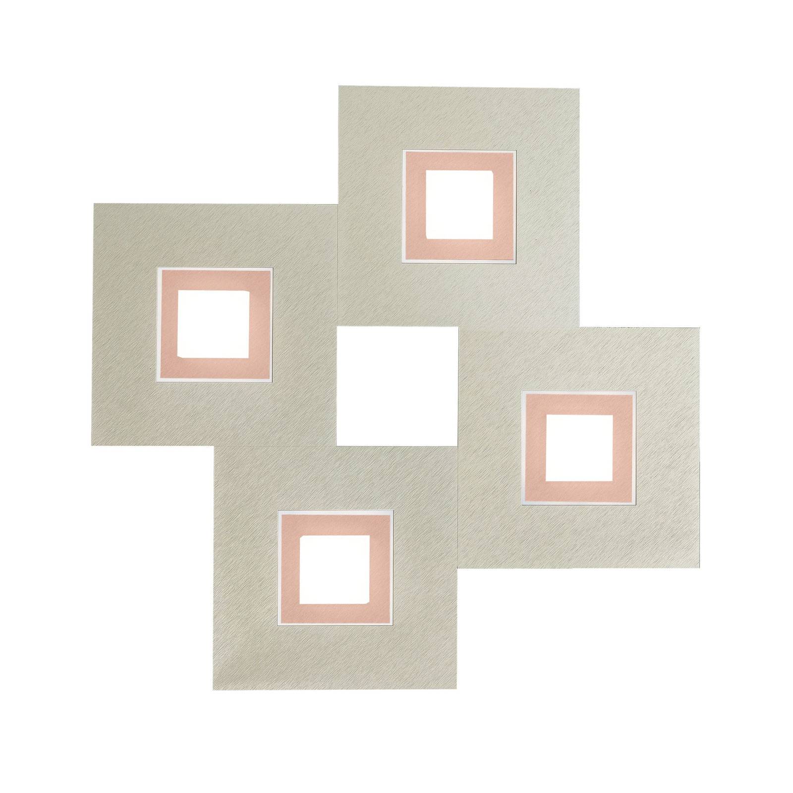 GROSSMANN Karree 4-lamppuinen 50x50, kupari