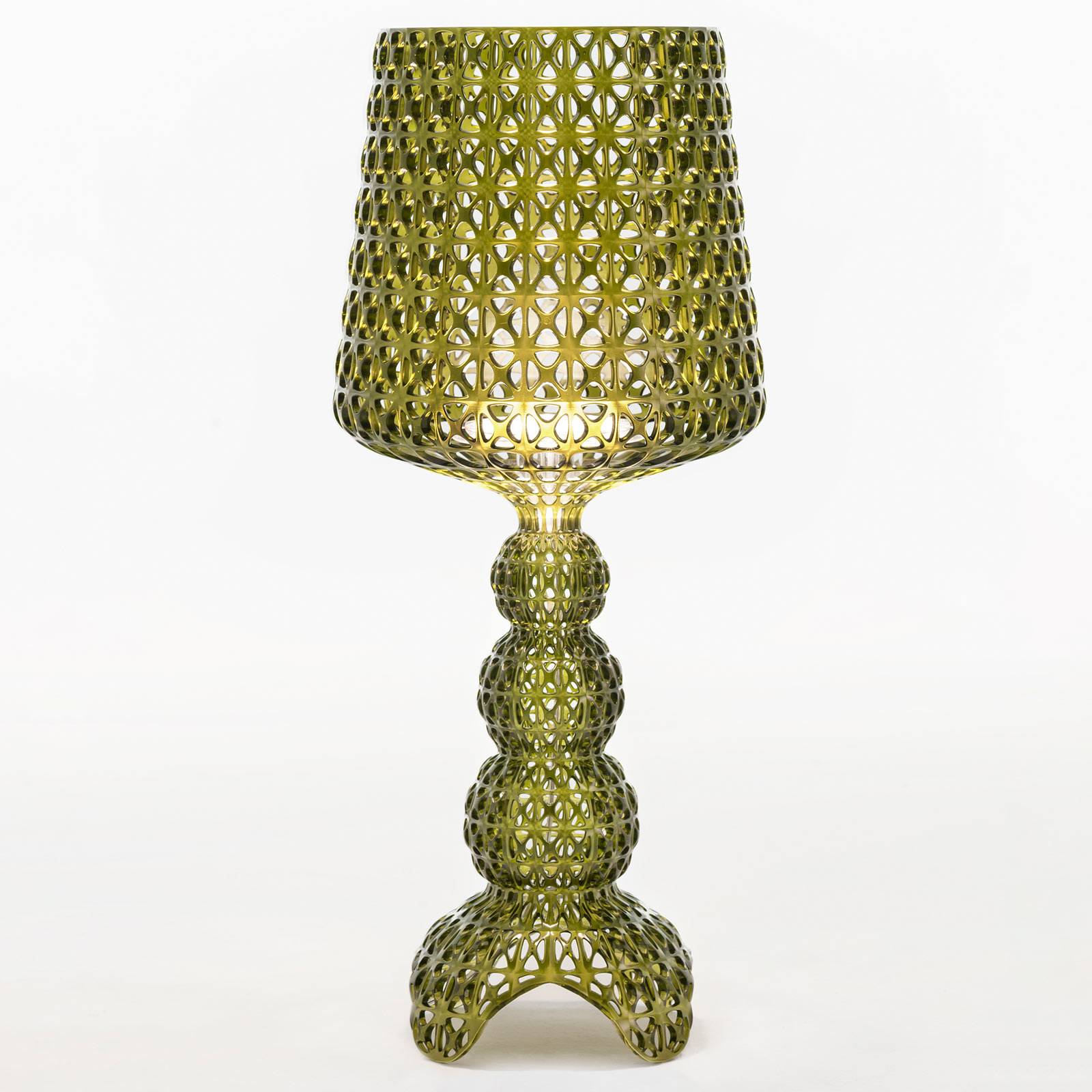Kartell Mini Kabuki -LED-pöytälamppu, vihreä