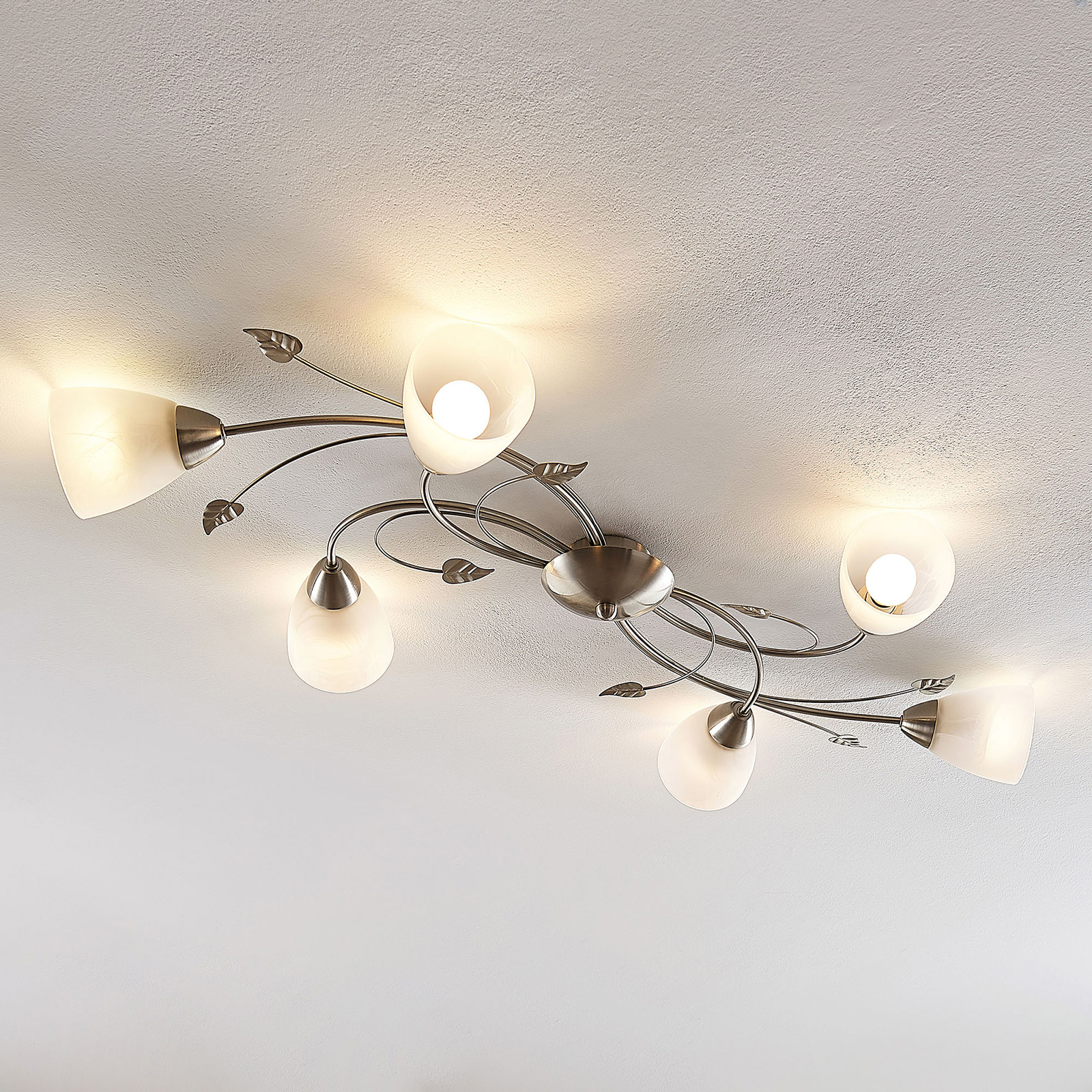 Lindby Yannie LED-kattovalaisin, 6-lamppuinen
