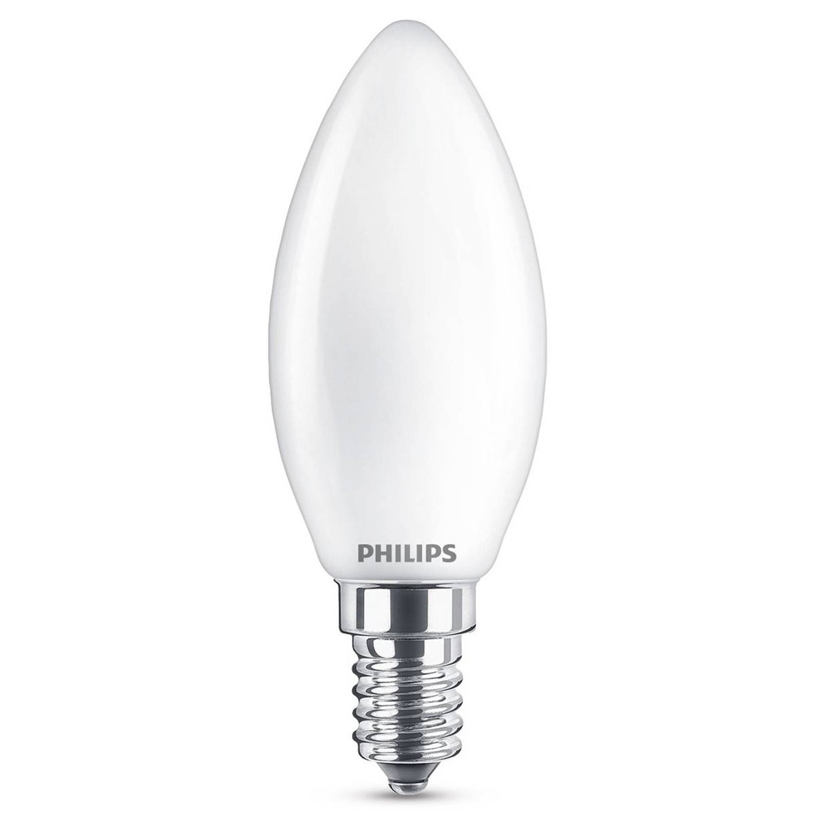 E14 4,3 W 827 LED-kynttilälamppu, opaali