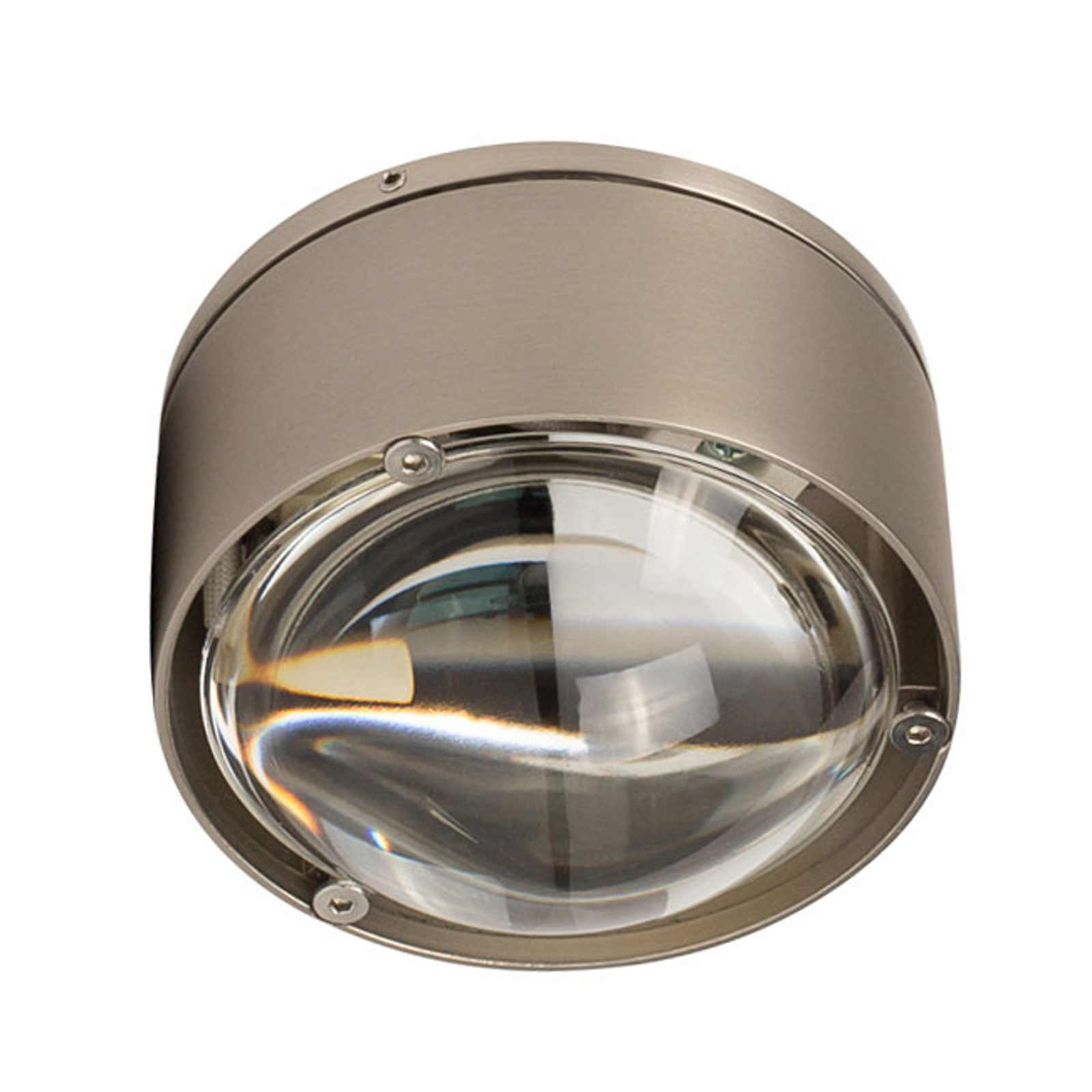 LED-kattovalaisin Puk One 2, matta nikkeli