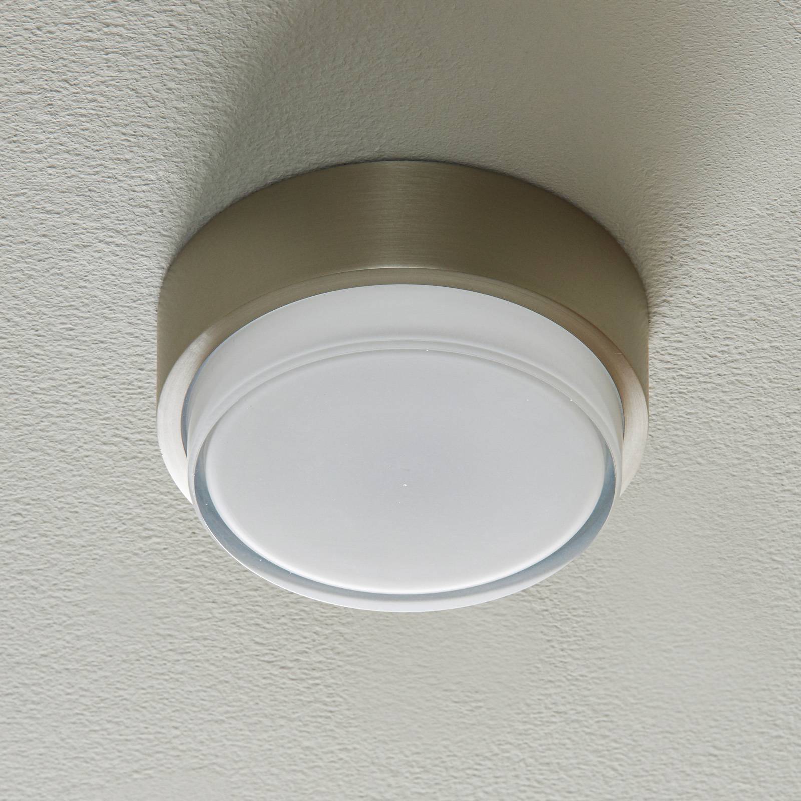 BEGA 50535 LED-kattovalo 930 teräs Ø15,5cm