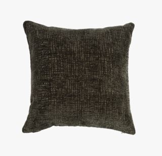 Chenille koristetyynynpäällinen vihreä