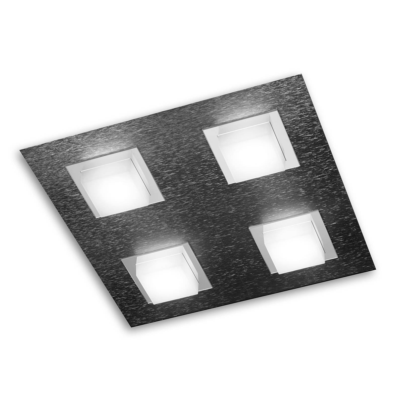 GROSSMANN Basic LED-valaisin 4-lampp., antrasiitti