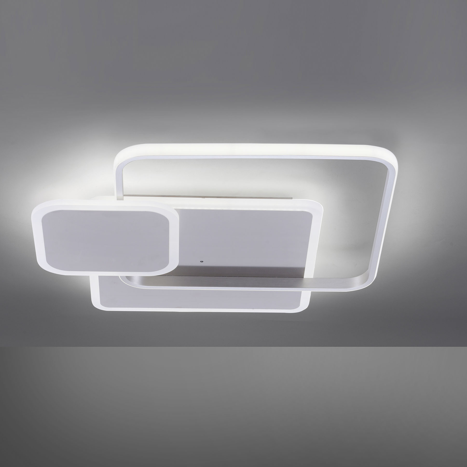 LED-kattovalaisin Emilio, kaukosäädin, kulmikas