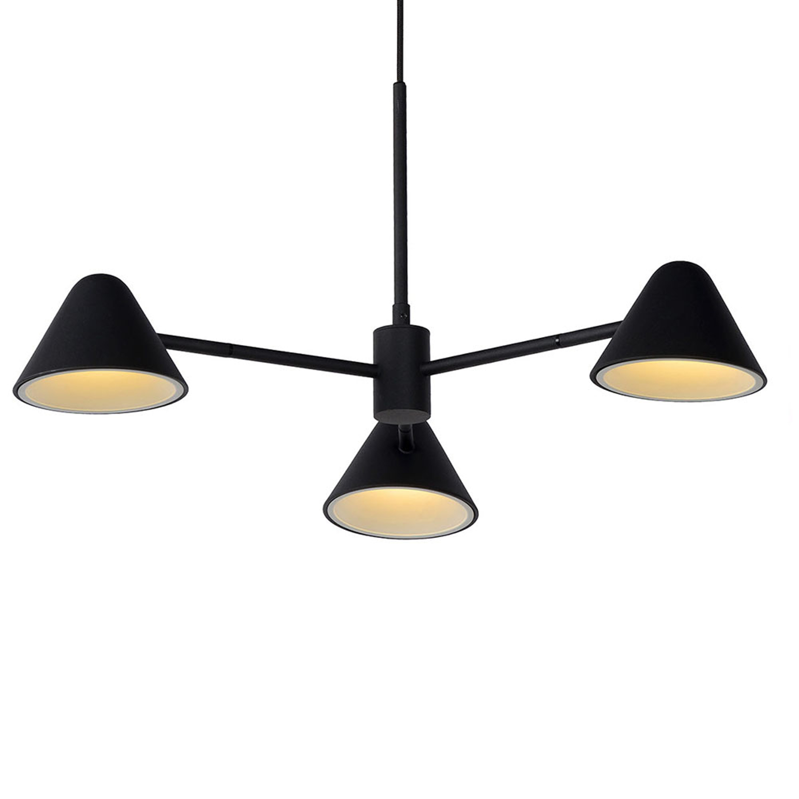 LED-riippuvalaisin Devon, musta