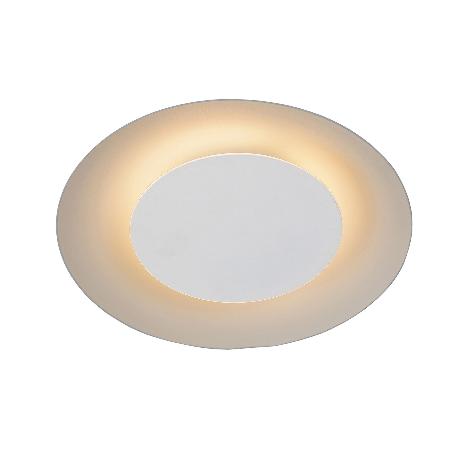 LED-kattovalaisin Foskal, valkoinen, Ø 21,5 cm