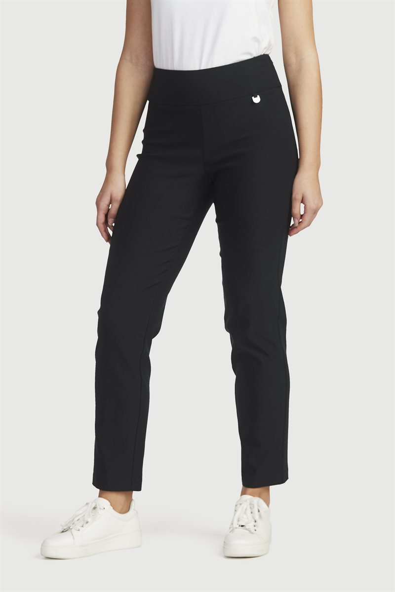 Bengaliinihousut, joissa leveä vyötärö