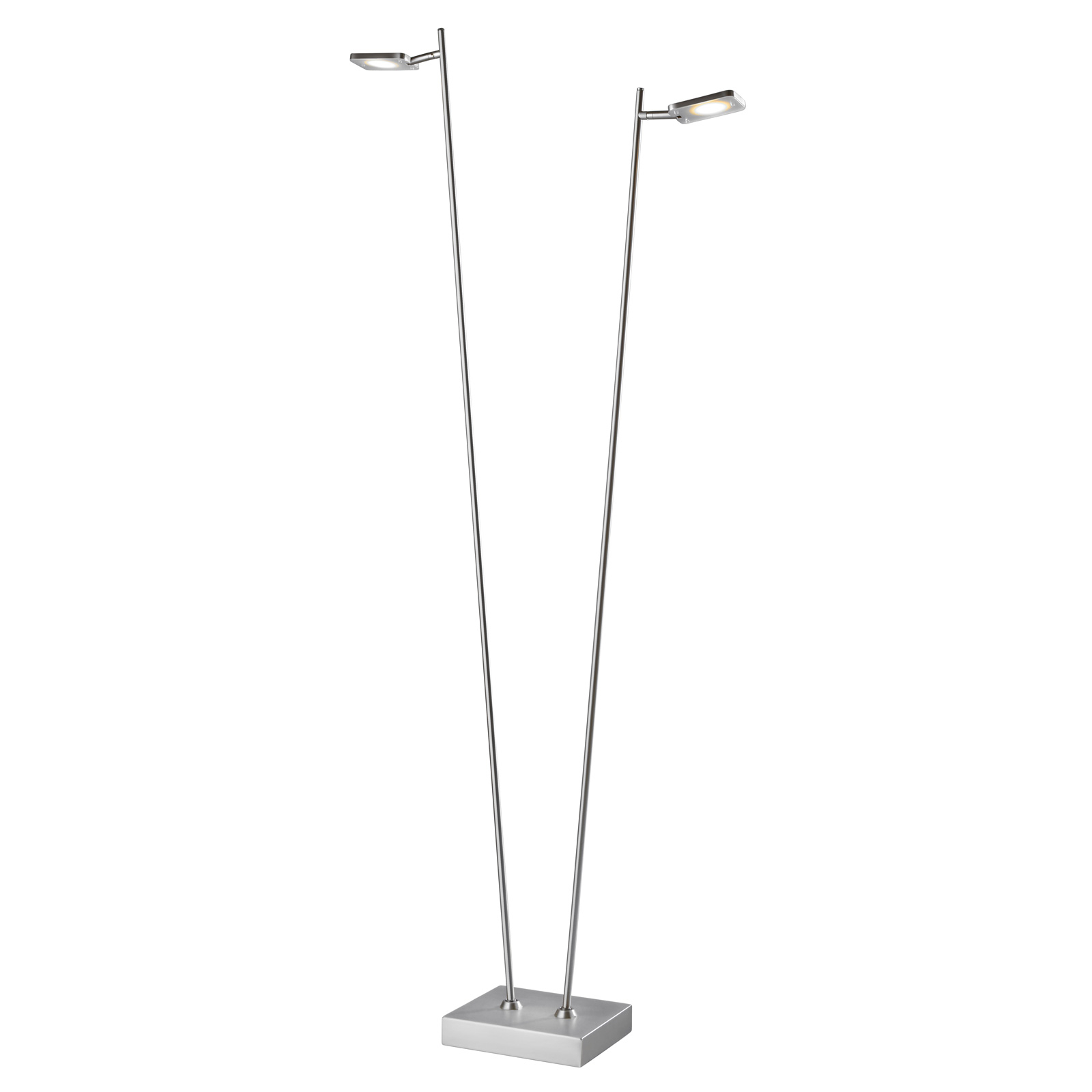 LED-lattiavalaisin Quad, himmennin 2-lamp alumiini