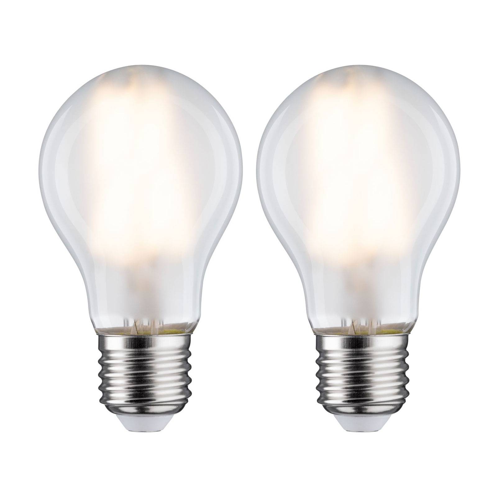 LED-lamppu E27 7W 2 700 K matta 2 kpl