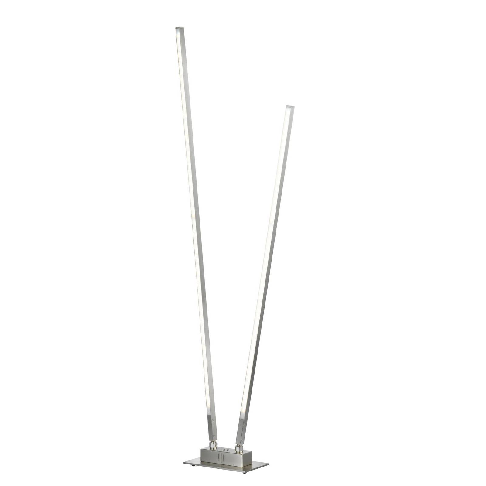 LED-lattiavalo Z-Carla 2-lamppuinen korkeus 144 cm