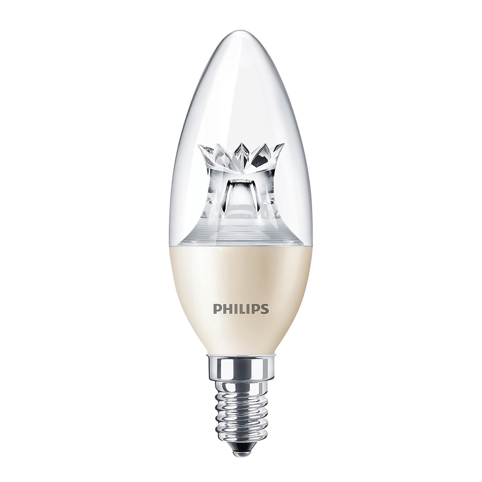 LED-kynttilälamppu E14 8W B40 Candle DT CL DimTone