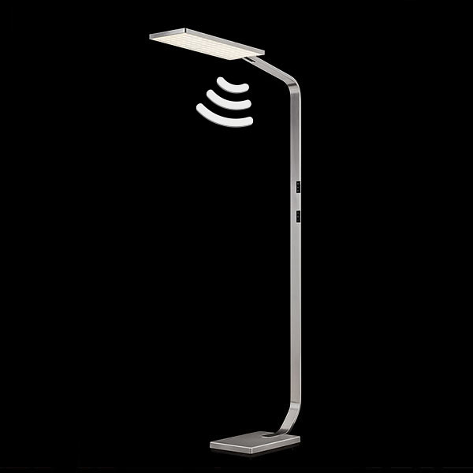 Nimbus Force One LED-lattiavalaisin l. kiilt. alum