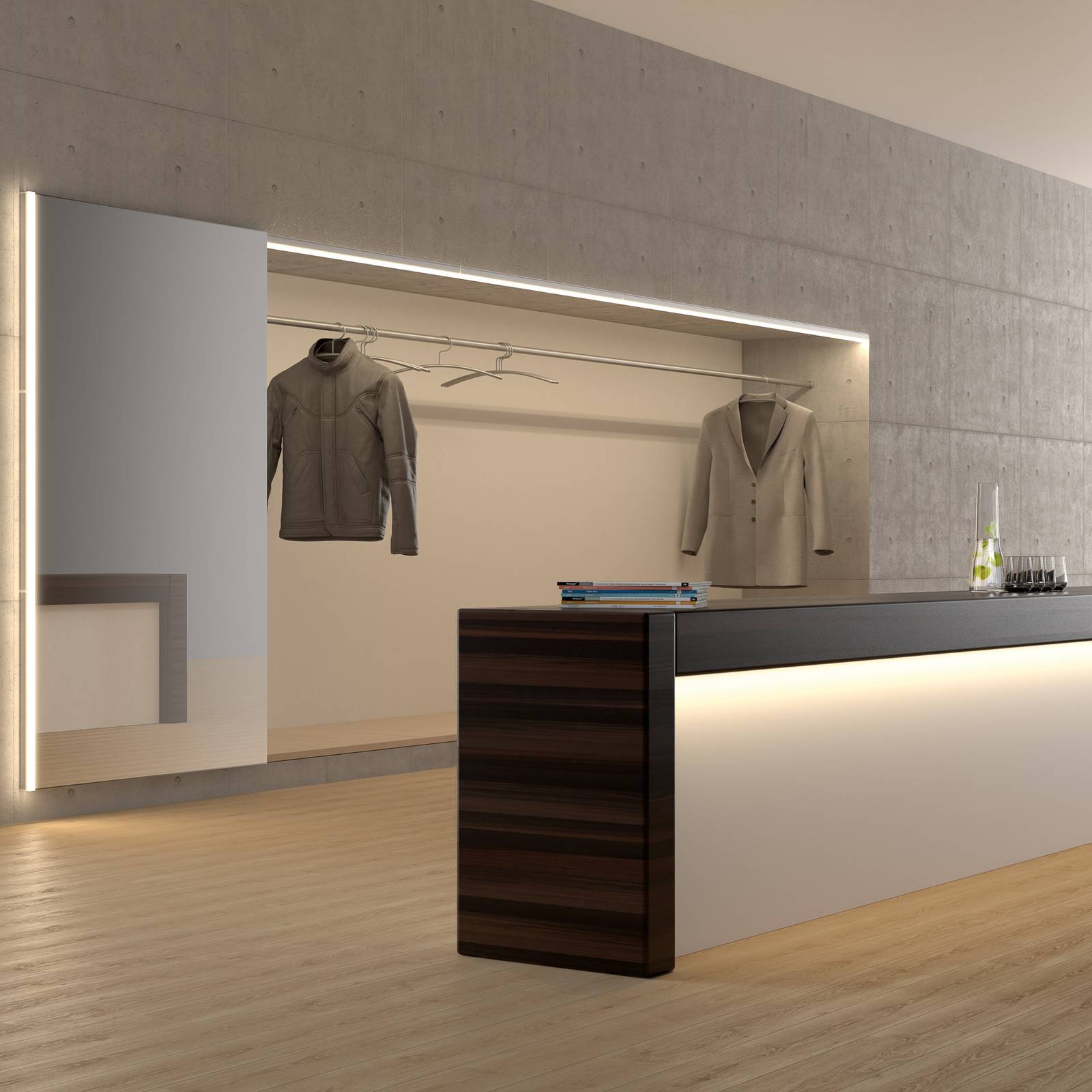 Siteco Combilite LED-F -valolista, 58 cm, 840