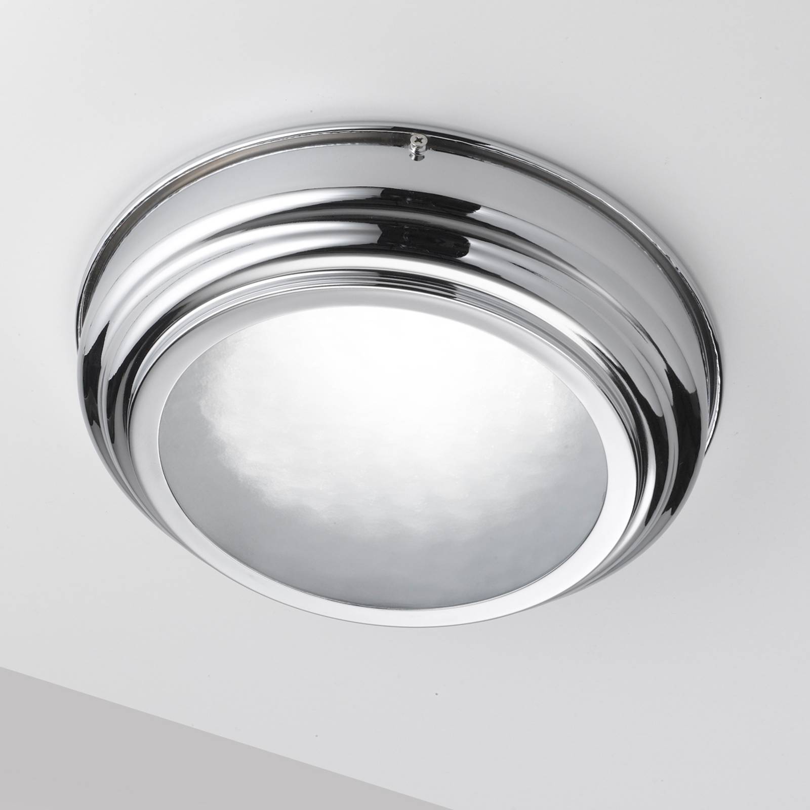 Scirocco – kromattu LED-kattolamppu