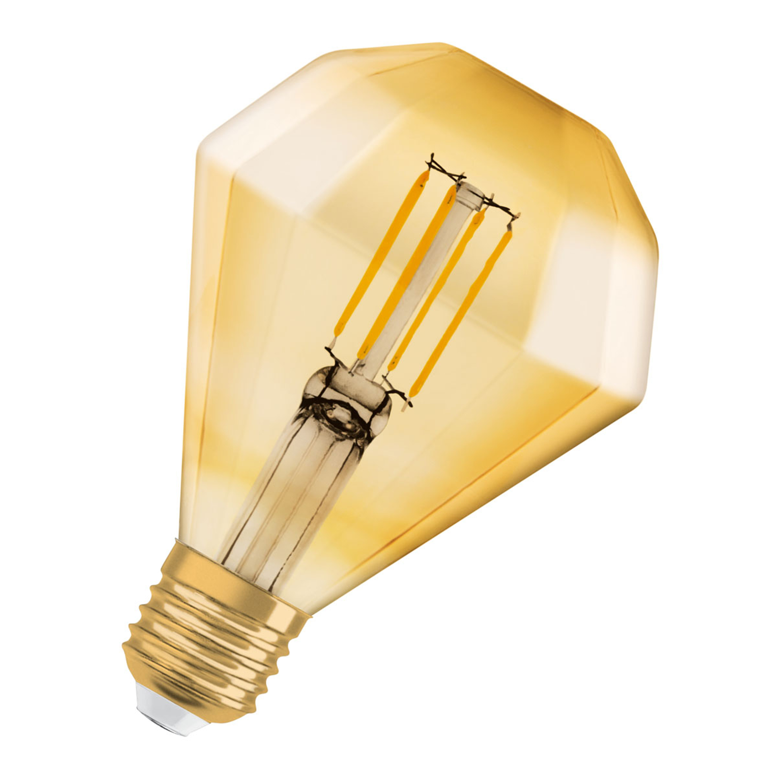 OSRAM-LED-lamppu E27 4,5W Vintage Diamond 825 gold
