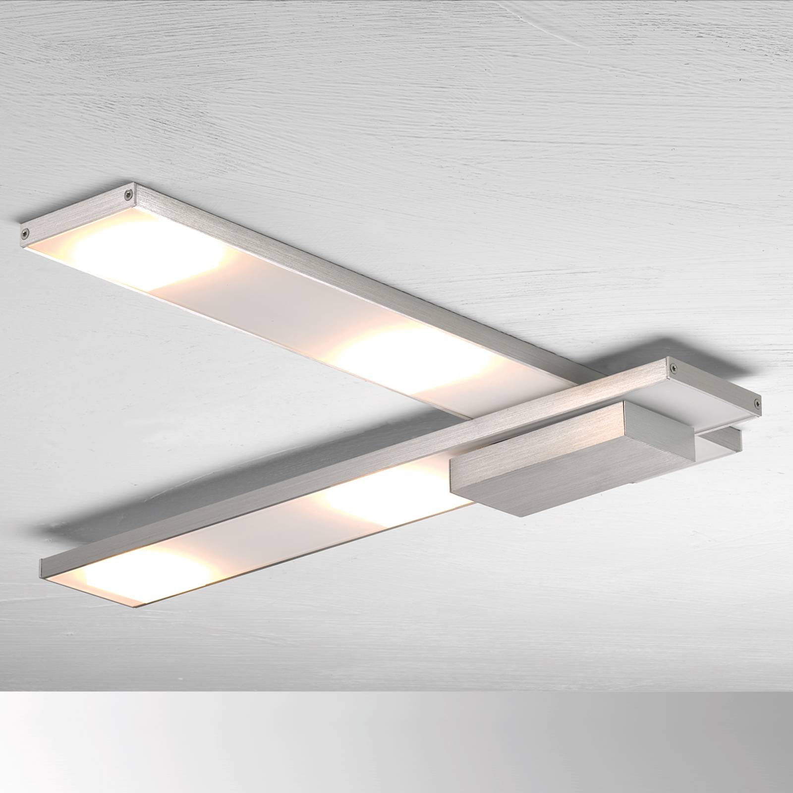 Hienostunut LED-kattovalaisin Slight, alumiini