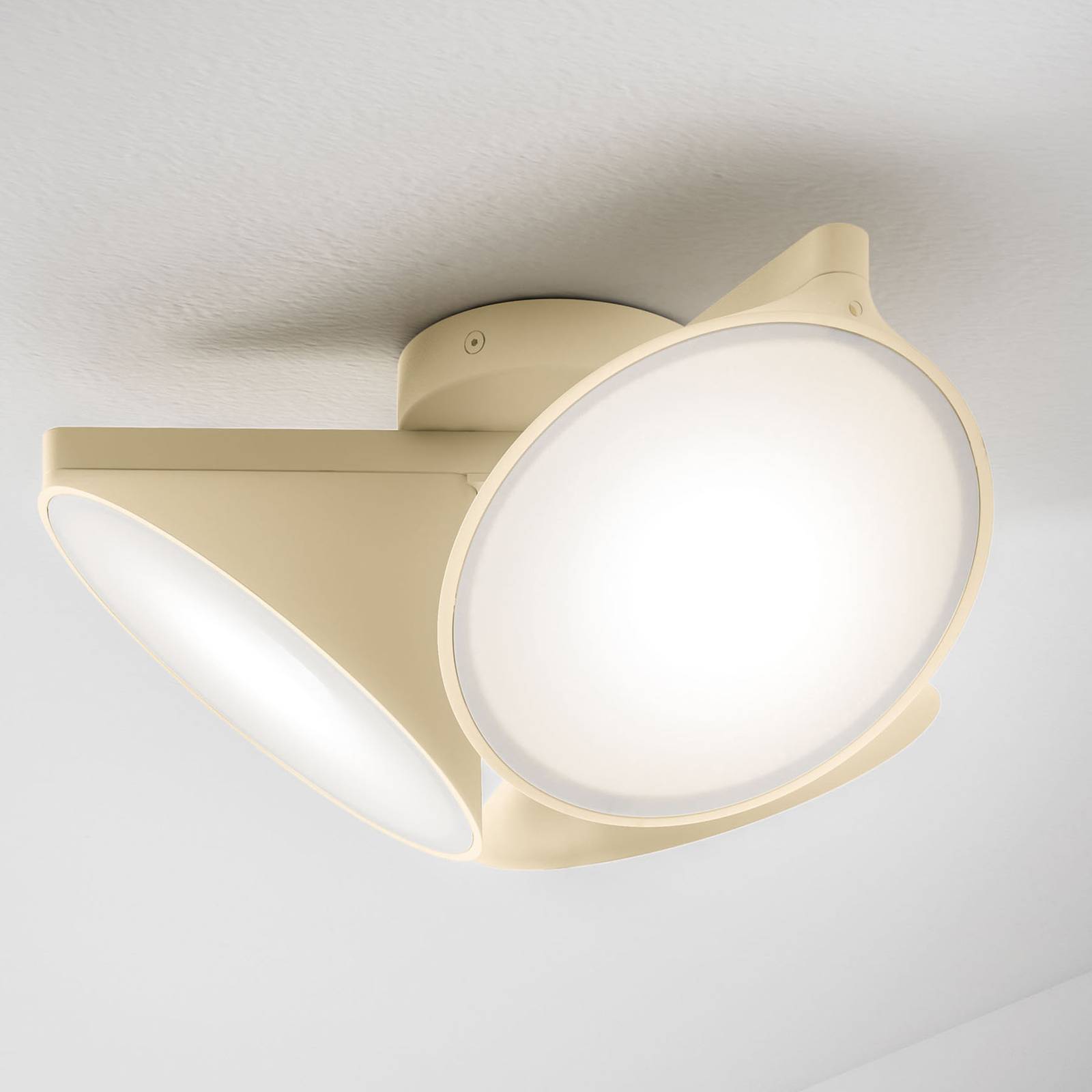 Axolight Orchid LED-kattovalaisin, hiekka
