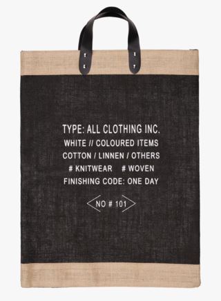 Laundry Bag pyykkikori musta