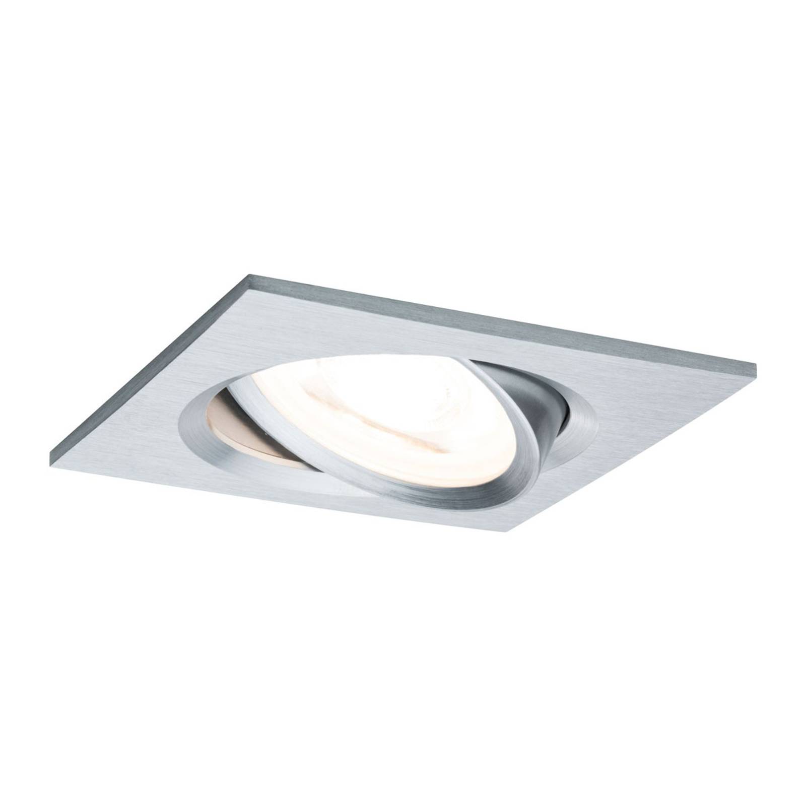 Paulmann LED-spotti Nova Coin kulmikas alumiini