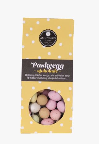 Påskeegg suklaa moniväri