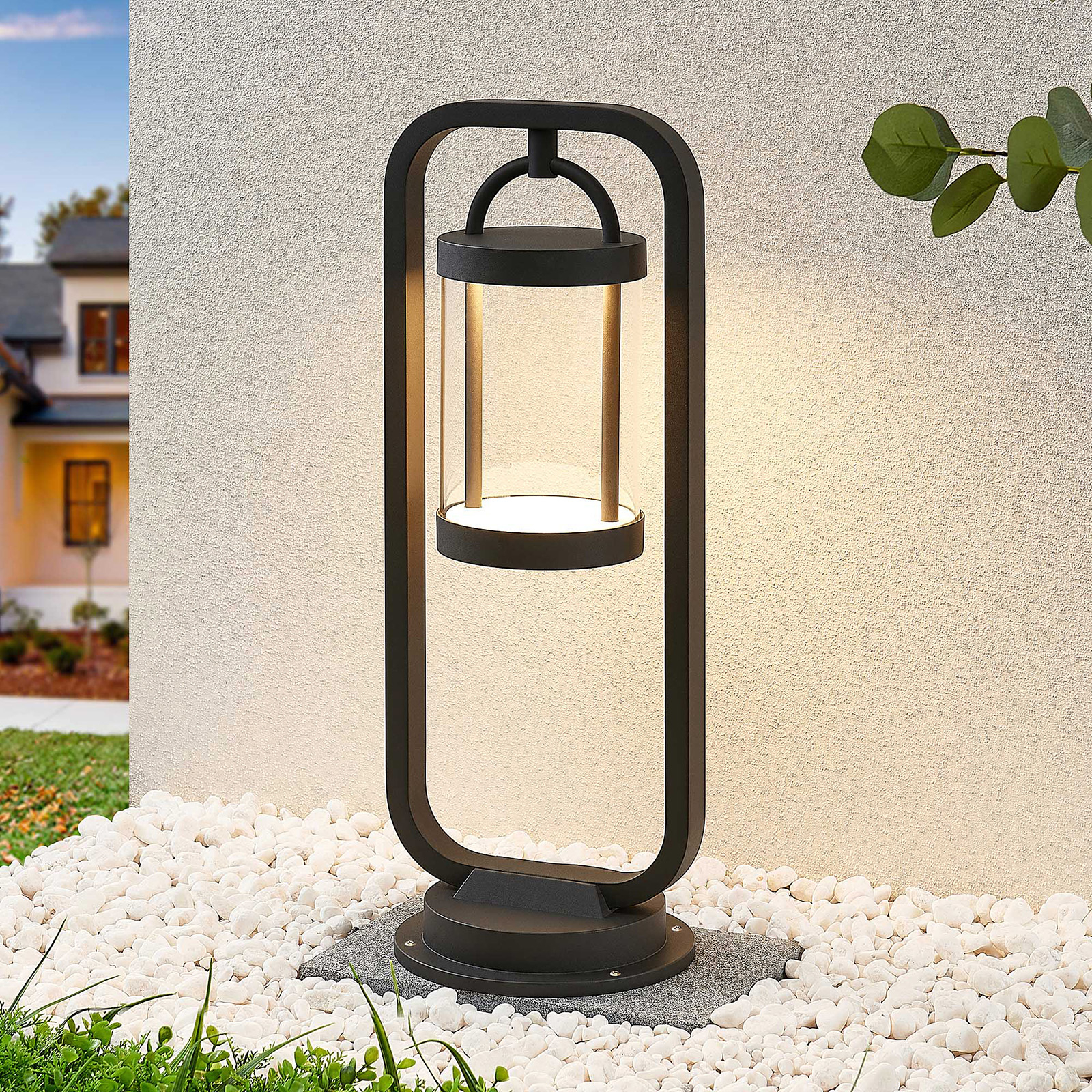 Lucande Caius LED-pollarivalaisin