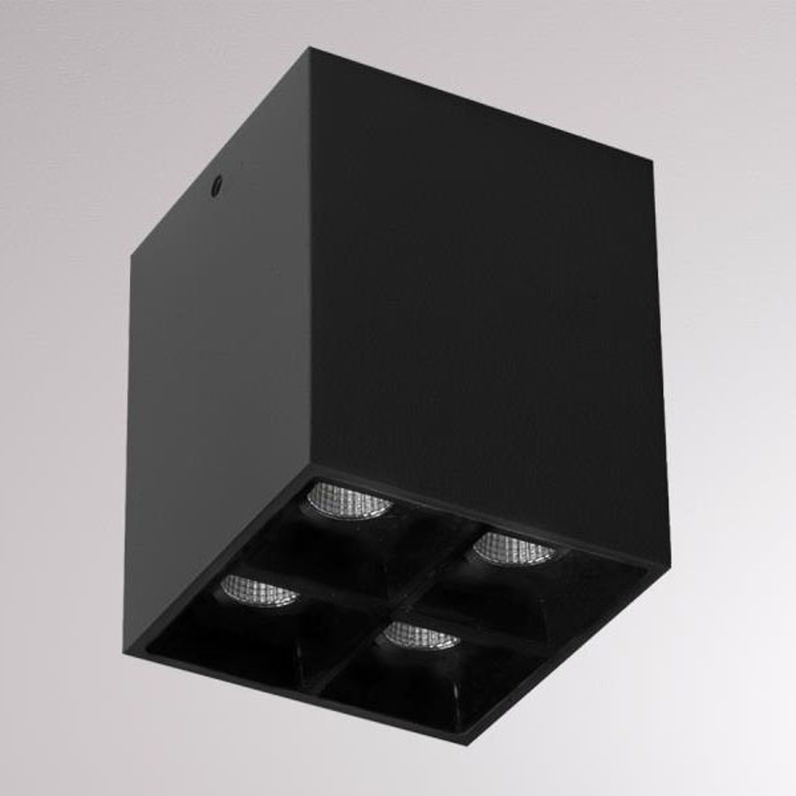 LOUM Liro -LED-kattokohdevalo, musta 34° 2 700 K