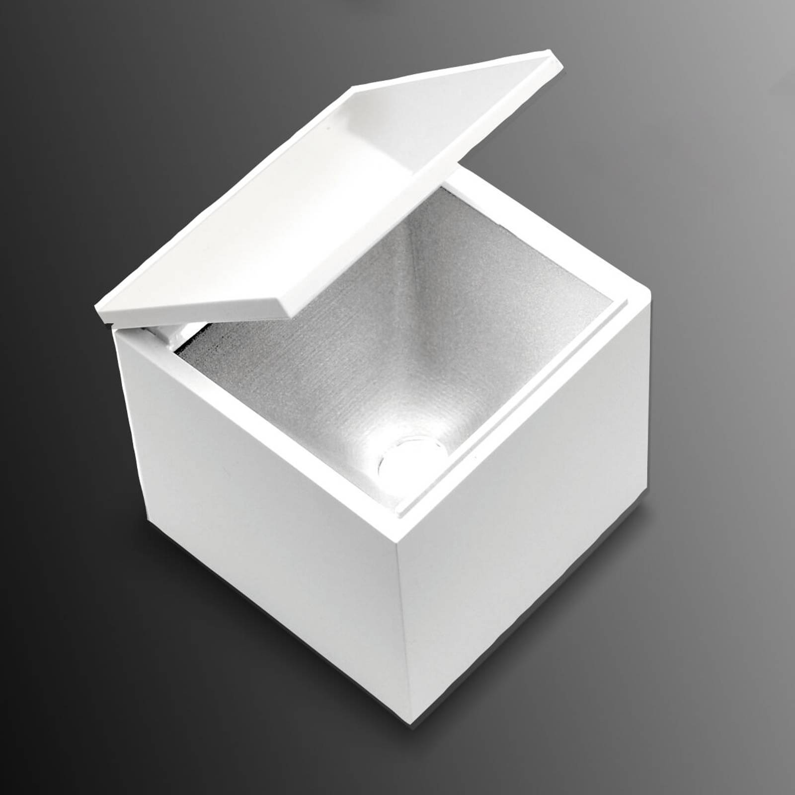 Cini&Nils Cuboled - LED-pöytälamppu, valkoinen