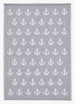 Anchor koristepyyhe sininen