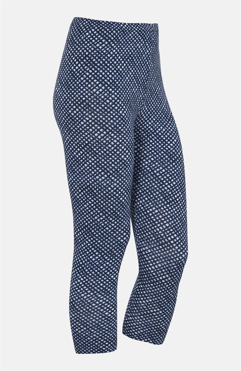 Kuviolliset caprileggingsit