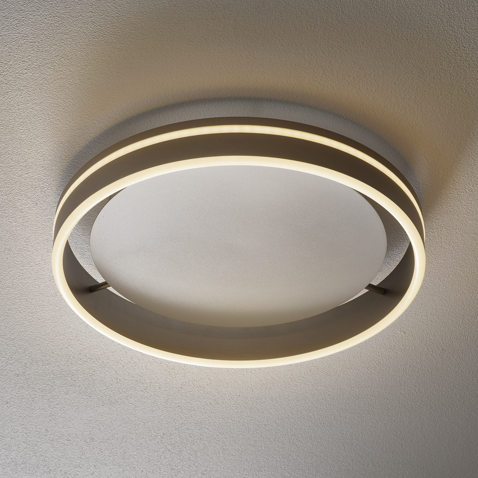 Paul Neuhaus Q-VITO LED-kattovalaisin 40 cm teräs
