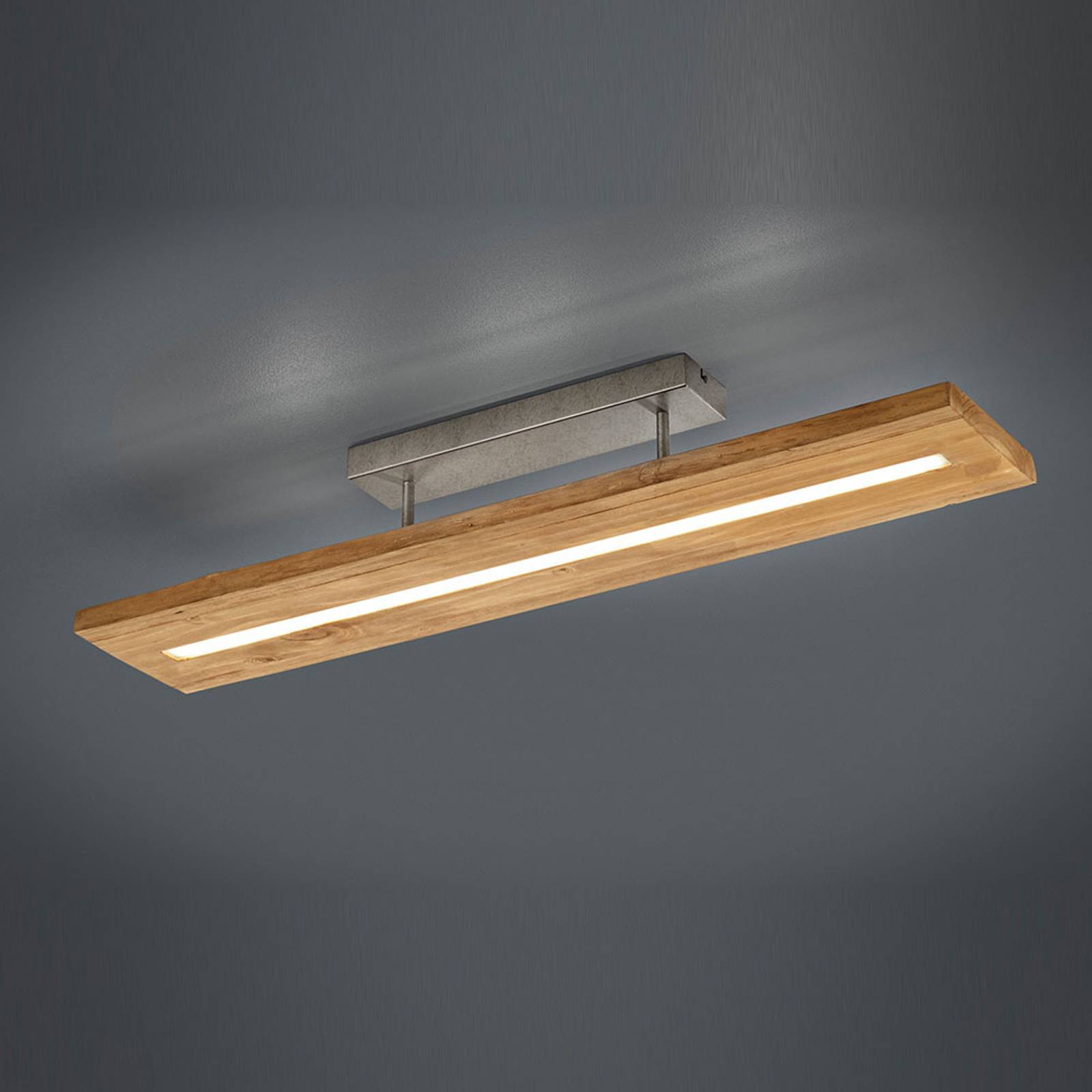 LED-kattovalaisin Brad puusta