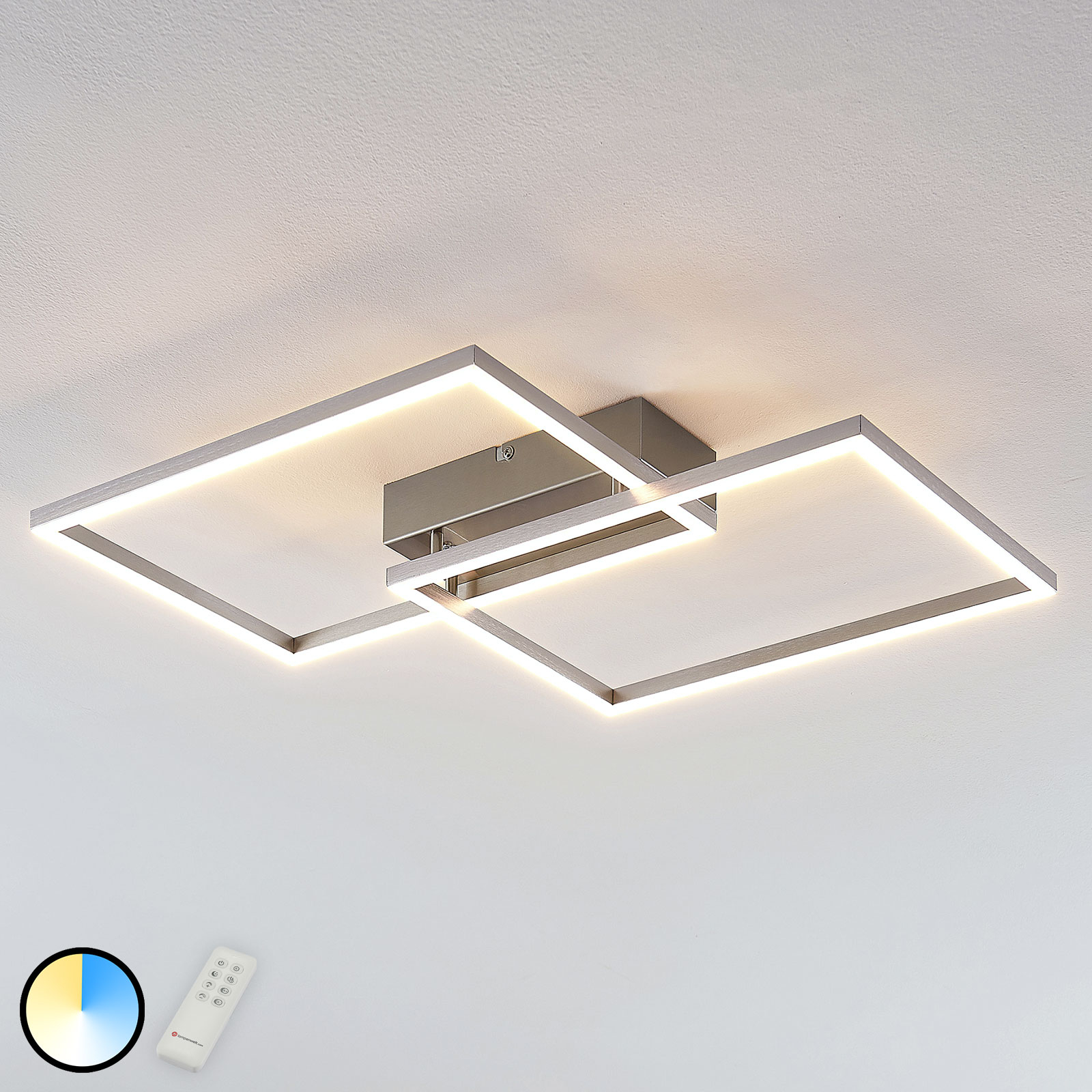 LED-kattovalaisin Quadra, himmennettävä