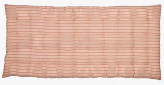 Bolster large stripe istuintyyny vaalea koralli