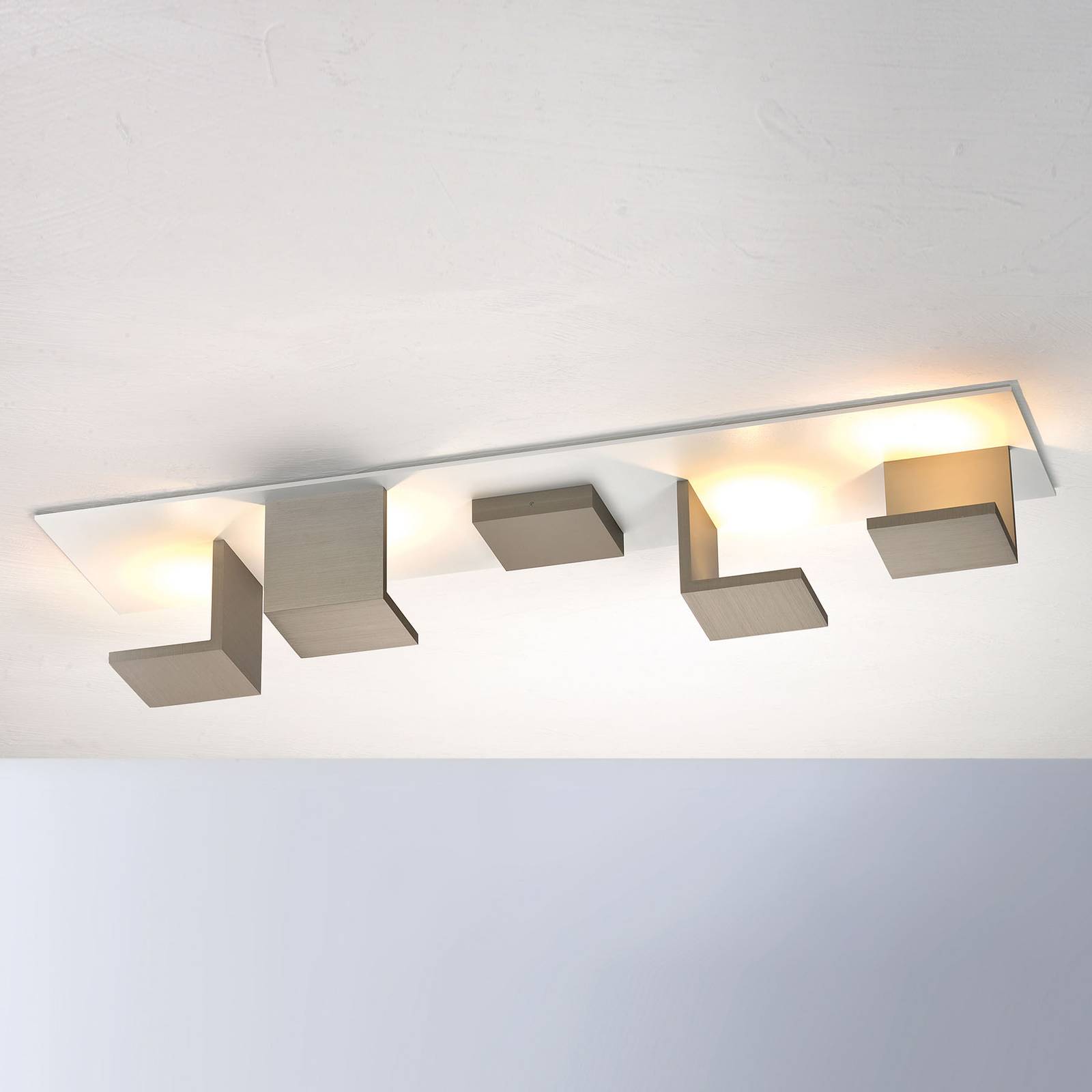 Bopp Reflections LED-kattovalaisin pitkä taupe