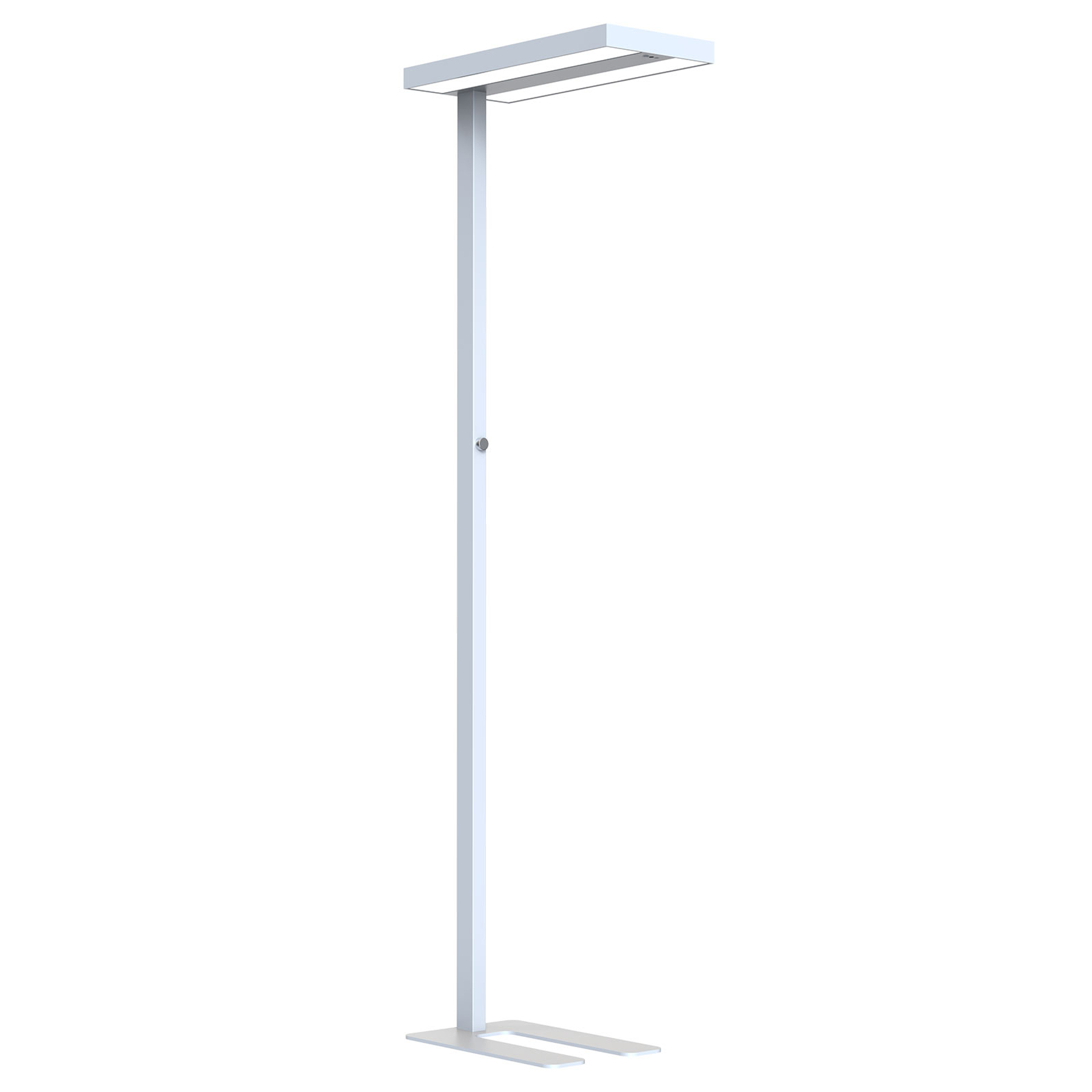 Arcchio Nelvana -LED-tunnistin-lattiavalo, hopea