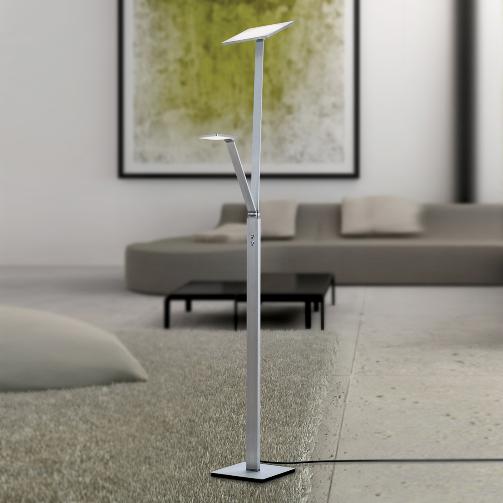 Lukuvalo integroituna – LED-lattiavalaisin Ayana
