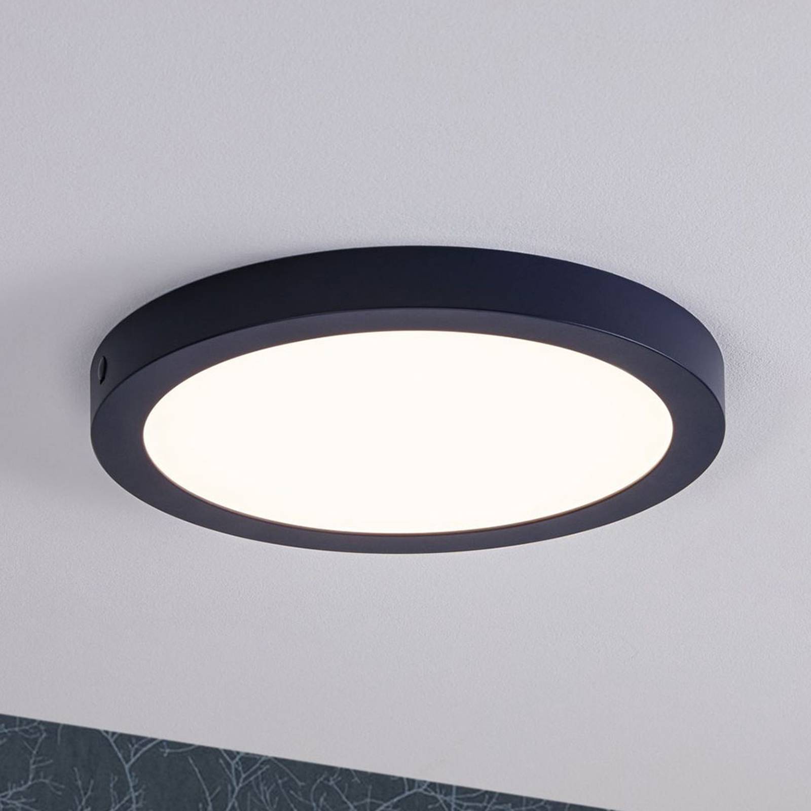 Paulmann-LED-paneeli Abia, pyöreä Ø 30 cm, sininen