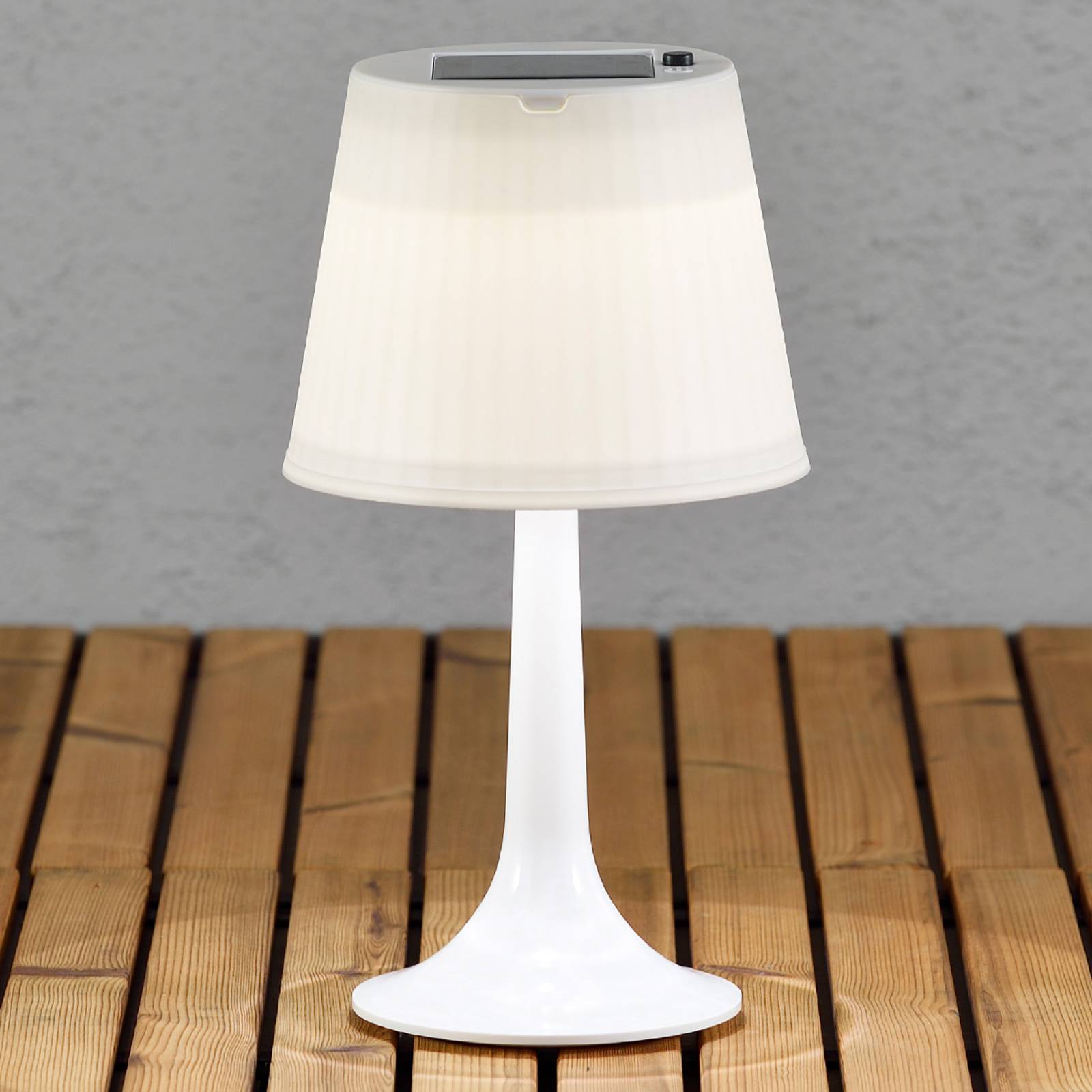 Valk. aurinkokäyt. LED-pöytävalaisin Assisi Sitra