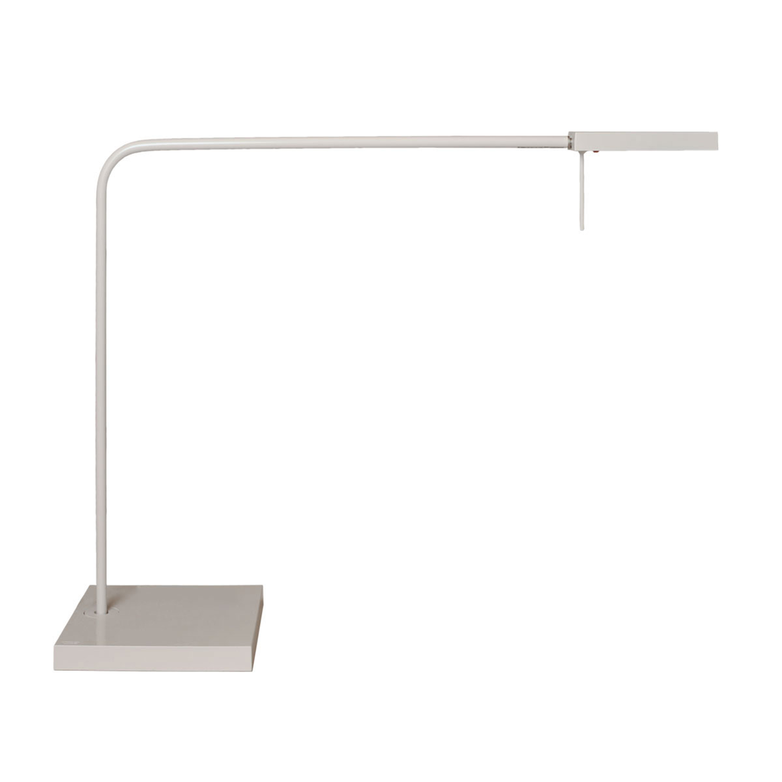 LED-työpöytälamppu Ninety jalallinen, valkoinen